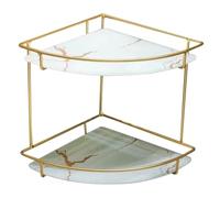 COHEALI Étagère d'angle Maison Triangulaire Forte Capacité de Charge, Support de Rangement pour Salle de Bain et Bureau