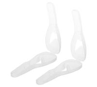 COHEALI Étui à Rasoir Portable en Plastique Pp Transparent, Lot de 2 Pièces, Robuste et Protège la Lame, Voyages D'affaires des Femmes