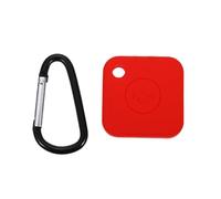 COHEALI Étui de Protection Léger Silicone pour Traceur Intelligent Tile Mate Anti-Chute Anti-Rayures avec Porte-clés Pratique Compatible Tile Mate Génération Rouge