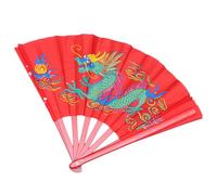 COHEALI Éventail Kung Fu et Tai Chi en Plastique Portable pour Arts Martiaux, Usage à Main pour Spectacles et Festivals Hommes et Femmes