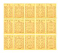 COHEALI Feuilles de Papier Papier de Culte Ancestral Sacrifice Funéraire Jaune pour 900 en Jour du Nettoyage des Tombes et Cérémonies Funéraires
