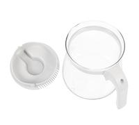 COHEALI Grosse Théière en Verre 1700ml Infuseur Pratique pour Maison et Restaurant, Bouilloire à Thé Résistante à Haute Température, Design Transparent et Élégant Couleur Aléatoire