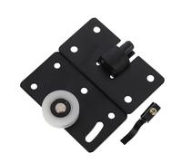 COHEALI Kit 2 Roulettes Acier et Nylon 8.5X4.5X1.2 CM pour Portes Coulissantes de Penderie Usage Domestique et Professionnel Installation Simple et Glissement Silencieux