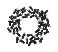 COHEALI Kit 50 Goupilles de Ressort pour Réparation Porte D'armoire, Goupilles Élastiques en Plastique et Fer, Amortisseur Meuble, Charnière de Porte à Ressort, Fixation Robuste