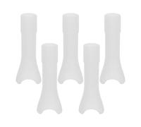 COHEALI Kit 5pcs Embouts Buccaux en Silicone Blanc pour Bouteille d'eau Bec Verseur Facile à Nettoyer Accessoires Pratiques pour Gourdes et Pailles