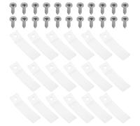 COHEALI Kit De 40 Pièces Pour Portes Coulissantes De Placard Moustiquaire De Tiroir Tendeur Support De Couvercle D'Armoire Joint De Charnière Pour Porte De En Verre Roulement De