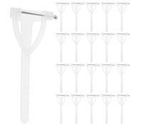 COHEALI Kit de 80 Épingles à Boutonnière Triangulaires en Plastique Léger Pointes Fines sans Abîmer Le Tissu Broches Vintage pour Corsages et Décoration Mariage Accessoires de Couture