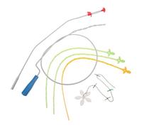 COHEALI Kit de Débouchage D’égout Flexible 6 Pièces, Crochets de Drainage Bleus 1 Mètre pour Évier, Salle de Bain Cuisine, Outil de Nettoyage Canalisation pour Éliminer Cheveux et Résidus