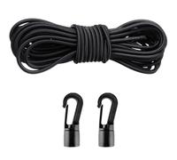 COHEALI Kit de Fixation Corde Élastique 5M avec Crochets Cordes Élastiques pour Kayak et Bateau pour Arceaux de Tente Accessoire D’Amarrage Polyvalent pour Kayak