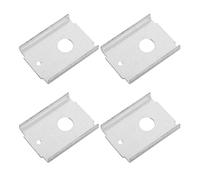 COHEALI Kit de Quincaillerie pour Portes Pliantes 1-3/8 Pouces, 4 Pièces en Acier au Carbone, Support de Réparation Robuste avec Pivots et Guides Coulissants pour Placards Intérieurs,