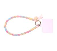 COHEALI Lanière Smartphone Silicone Anti-perte avec Pendentif Ours Lumineux Bleu Rose Dégradé Dragonne Téléphone Portable Décorative et Résistante Accessoire Mode pour Femmes