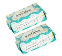 COHEALI Lingettes Jetables pour Spa Pieds, 2 Sachets de 70 Feuilles en Pâte de Bois, Absorbantes et Douces, Usage Humide et Sec, pour Soins Personnels et Pédicure