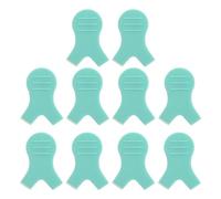 COHEALI Lot de 10 Brosses pour Rehaussement de Cils en Plastique Vert, Forme Y, Assurant un Lifting Doux et Uniforme, pour Salon de Beauté