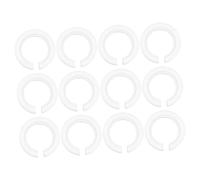 COHEALI Lot de 12 Adaptateurs de Douille E27 vers E14 en Nylon Blanc, Compact et Simple à Utiliser, pour Abat-jour de Lampe de Plafond Table