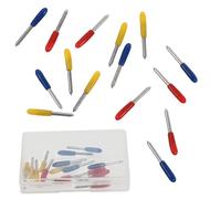 COHEALI Lot de 15 Lames de Découpe pour Machines de Découpe Couteaux en Acier Tungstène 30° 45° 60° pour Coupe-Lettres et Outil de Coupe de Tissu Usage Professionnel et Précis