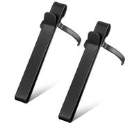 COHEALI Lot de 2 Clips Métalliques Réglables pour Lampe Torche Porte-Lampe Stylo Ceinture Accessoire Polyvalent pour Éclairage Extérieur et Outils à Main Compatible S21A S21E Pratique