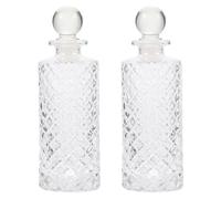 COHEALI Lot de 2 Flacons en Verre Aromatique Vides 150ml pour Diffusion de Parfum Intérieur Maison Ouverture Lisse et Décoration D'espace Moderne Délicate