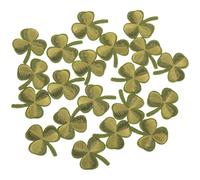 COHEALI Lot de 20 Écussons Thermocollants Trèfle en Polyester Vert, Patchs Brodés Élégants pour Décoration et Renforcement de Paquet à Dos et Manteaux, Saint-patrick