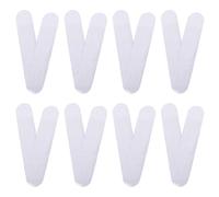 COHEALI Lot de 25 Paquet de Rangement pour Stylos en Plastique Transparent Blanc, Étui Simple Design, Protection pour Stylo Individuel, pour Bureau ou Famille