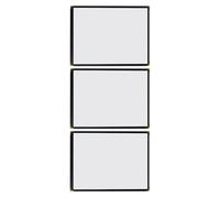 COHEALI Lot de 3 Protège-menus en Pvc Transparent pour Restaurants Chinois et Salons de Dessert, Protection du Menu Ouverture Inférieure Pratique