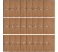 COHEALI Lot de 30 Enveloppes Vintage en Papier Kraft 17 X 115 CM Enveloppes pour Cartes de Vœux et Invitations Pochettes de Rangement Simples et Résistantes pour Bureau et Usage