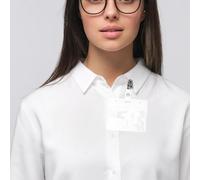 COHEALI Lot de 30 Porte-Badges Horizontaux Transparents en PVC Étuis pour Carte D’Identité Imperméables Double Clip Sécurisé Format Horizontal Protection pour Bureaux Événements et