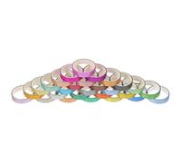 COHEALI Lot de 30 Rouleaux de Rubans Adhésifs en Papier Pailleté, Repositionnables et Écrits Stylo, pour Projets D'art et Décoration D'écrans D'ordinateur Couleur Couleur Aléatoire