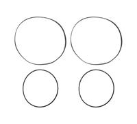 COHEALI Lot de 4 Courroies Plates en Caoutchouc pour Tourne-disque Pioneer Ct-w606, Accessoires de Remplacement pour Platine Vinyle, Ceintures D'entraînement Compatibles, Solide