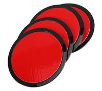 COHEALI Lot de 4 Coussinets Adhésifs Ronds en Plastique 8 Cm, Ventouses Résistantes Haute Température pour Support Téléphone Voiture, Pastilles Adhésives pour Tableau de Bord, Accessoires