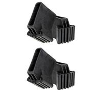 COHEALI Lot de 4 Couvre-Pieds Antidérapants en Caoutchouc Noir pour Échelle en Aluminium Patins Solide et Résistants à L’Usure Accessoires de Stabilisation pour Escaliers Pliants et