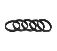 COHEALI Lot de 5 Anneaux Antidérapants pour Microphone sans Fil, Anneau de Collier Micro en Plastique Noir 50mm Absorption de Chocs pour Performances et Karaoké