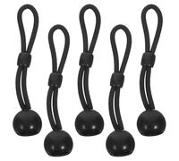 COHEALI Lot de 5 Cordons Élastiques à Boules Résistants au Vent pour Stores Enrouleurs Attaches Réglables Compatibles Rideaux Intérieurs et Extérieurs Système de Fixation Sécurisé pour