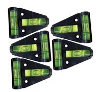 COHEALI Lot De 5 Niveaux À Bulle Niveau À Bulle En Plastique Pour Esprit Niveaux Horizontaux Et Verticaux Petit Petit