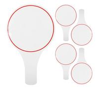 COHEALI Lot de 5 Palettes Effaçables à Sec Portatives en Mousse Rigide, Format 20x30 Cm, Tableau Score Blanc Simple Face, pour Vote des Juges et Événements Sportifs