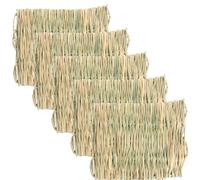 COHEALI Lot de 5 Tapis Tissés pour Petits Animaux, Coussins Rafraîchissants et Litière Confortable pour Lapins, Hamsters, Cochons D’Inde - Taille Petite, Usage Quatre Saisons,