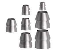 COHEALI Lot de 7 Coins Métalliques pour Marteau Ø 8-19 Mm, Accessoires de Fixation Robustes en Fer, Cales Pratiques pour Poignée, Outils de Renforcement pour Charpentiers et Construction