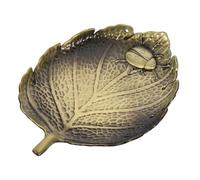 COHEALI Lotus-shaped Calligraphy Ink Container Metal Ink Tray Creative Desktop Plant Stand Decoration