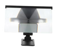 COHEALI Loupe D'écran Anti-lumière Bleue pour Téléphone Portable Pliable Léger, Amplificateur Vidéo Compact, Support Mobile Noir, pour Regarder des Films Et Jouer