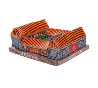 COHEALI Maison de Papier Unique Villa Fantôme en Papier Facile à Brûler Impression Claire et Colorée pour Anniversaires D’ancêtres et Fête des Fantômes Qingming