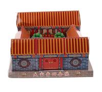 COHEALI Maison en Papier pour Ancêtres Villa en Papier Facile à Brûler Impressions Claires et Colorées pour Funérailles et Fête de Qingming Offrandes et Prières