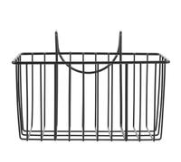 COHEALI Mangeoire pour Lapins en Fer Noir Surface Lisse et Support Métallique Facile à Suspendre pour Cage Intérieure de Chinchilla ou Cochon d'Inde