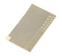 COHEALI Maquette de Bateau Militaire Railing PE Doré avec Échelle Professionnelle pour Modèles de Bateaux et Maquettes