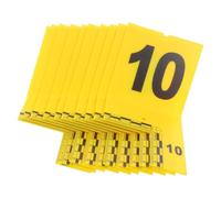 COHEALI Marqueurs de Preuve en Plastique Jaune Échelle, Faciles à Utiliser, pour Scène de Crime Intérieure, Adaptés aux Professionnels et Passionnés