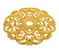 COHEALI Médaillon de Plafond Or pour Plafonnier Solide Construction Robuste, Décoration Élégante Adaptée aux Bureaux et Commerces