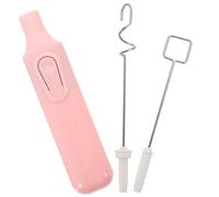 COHEALI Mélangeur de Pigments Électrique Portable pour Peinture 2 Têtes de Mélange Remplaçables en Plastique, Facile à Nettoyer et Rapide pour Gouache et Peinture