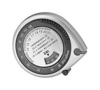 COHEALI Mètre Ruban Rétractable 1,5 M en Pvc Argenté pour Mesure Tour de Taille et Calcul Indice de Masse Corporelle, Règle de Mesure Taille Portable, Outil Santé Précis pour Usage