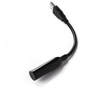 COHEALI Microphone USB Portable Noir Col Flexible, en Plastique Dur et Métal, pour Enregistrement Clair et Vidéoconférence Réseau sur Ordinateur