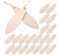 COHEALI Mini Planches de Surf en Bois à Peindre 60 Pièces 12,7 X 3,8 CM - Décoration Suspendue pour Fête Hawaïenne et Loisirs Créatifs D’Été Plage