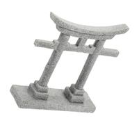 COHEALI Mini Porte Torii en Pierre Ornement Unique Toucher Confortable pour Décoration Aquarium pour Aménagement Zen et Micro-Paysage