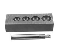 COHEALI Moule en Graphite Noir Fabrication de Bijoux Design Polyvalent et Précision, Recherche en Laboratoire Création de Bijoux Sphériques